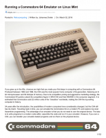 4digits.Net-Running A Commodore 64 Emulator On Linux Mint